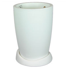 Vaso redondo rotomoldado - Branco